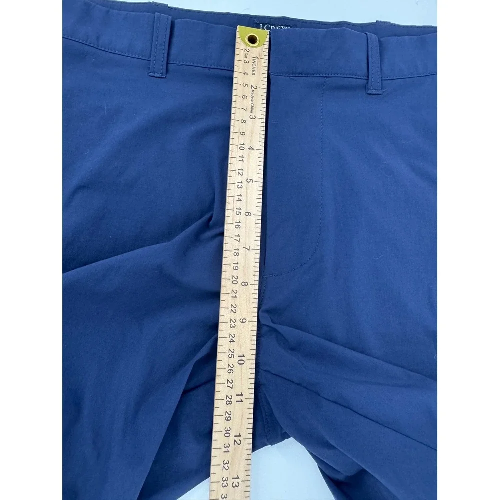 J.Crew Flex Rivington Navy Blue Tech Shorts Mens 33  Performance Golf Summer